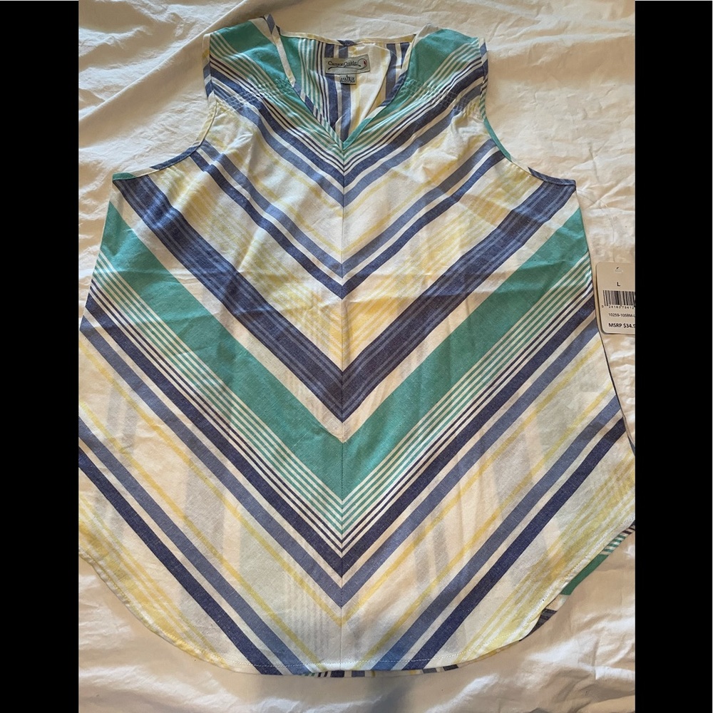 NWT Canyon Guide Outfitters Woman’s Striped Top